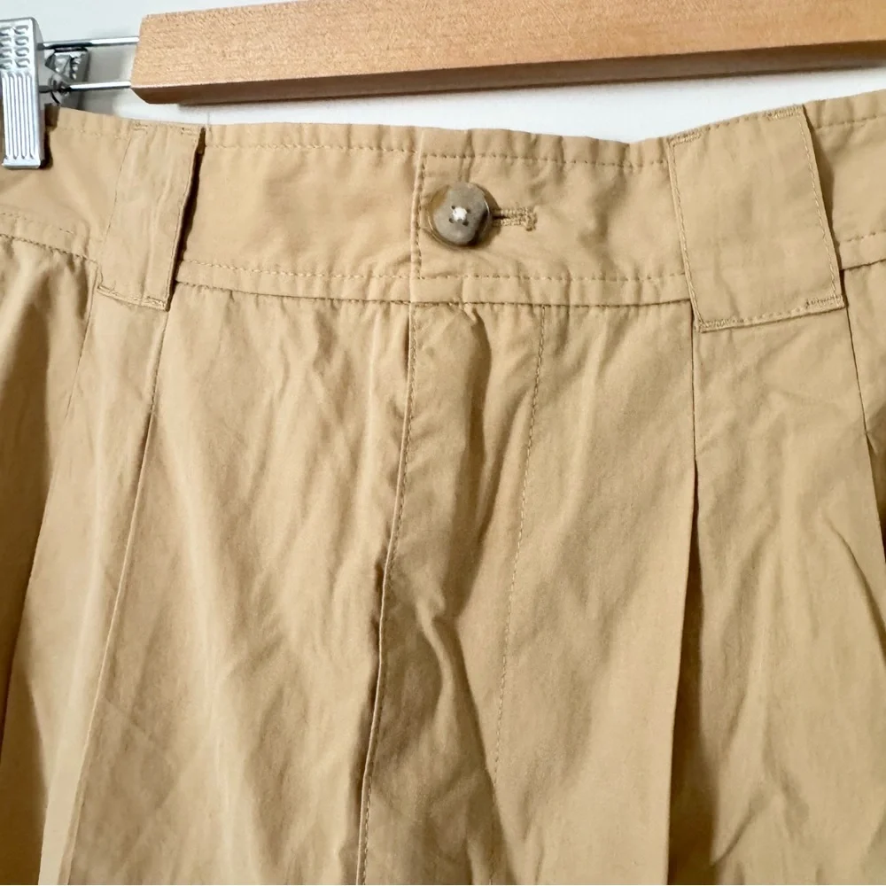 Madewell Pleated Pull-On Balloon Pants Desert Dune Size 12 - Picture 9 of 15